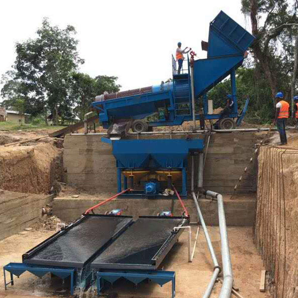 Customization Complete Setup 5-100TPH Alluvial Tin Beneficiation Plant