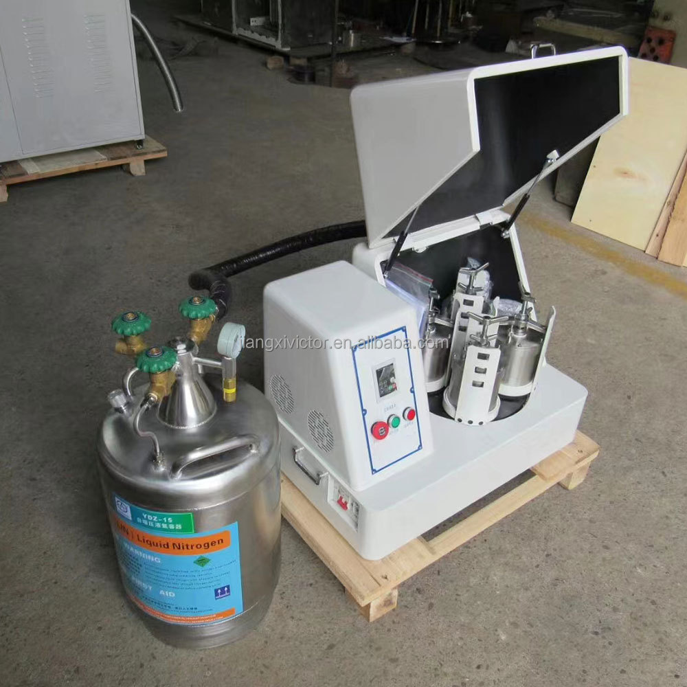 Laboratory Small Planetary Ball Mill with Liquid Nitrogen Tank