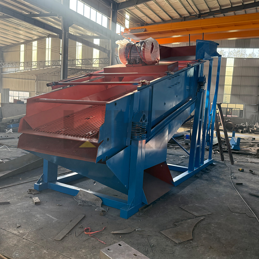 Customized 100TPH 200TPH Alluvial Gold Vibrating Screening Gold Washing Machine